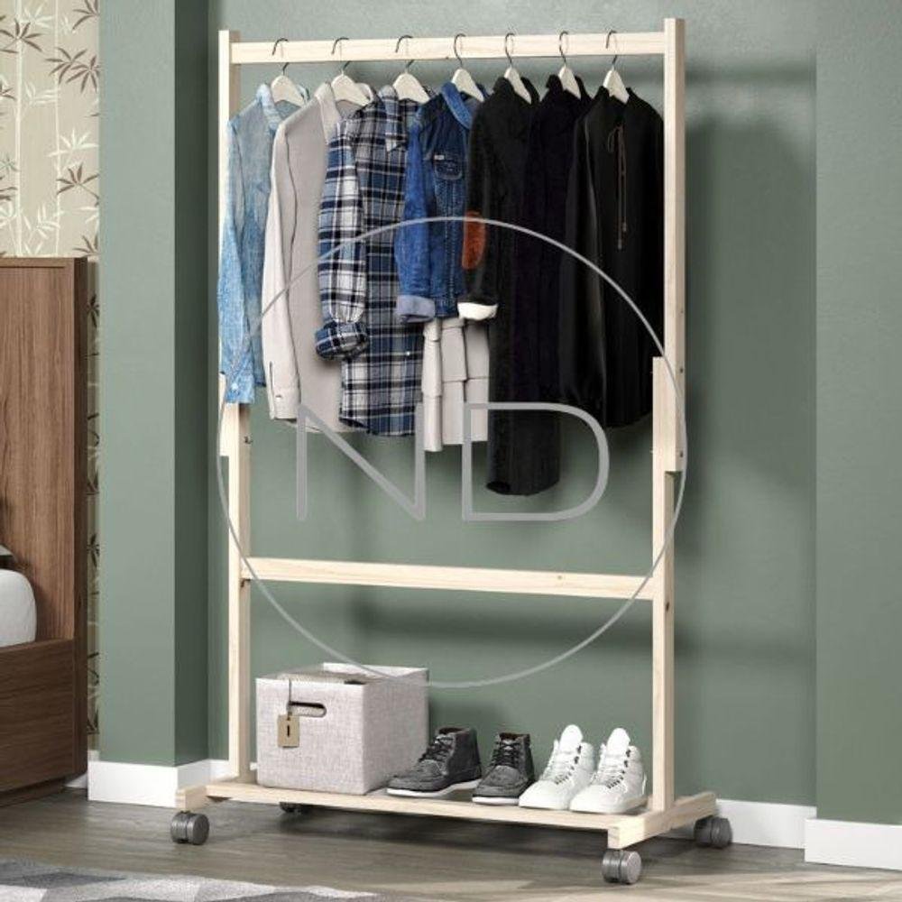 Conjunto De Móveis Arara + Sapateira Para Varanda Para Caixa Organizadora - 2