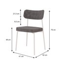 Ver imagem 4 de Kit com 4 Cadeiras para Sala de Jantar Mona Yescasa