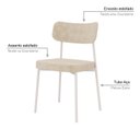 Ver imagem 5 de Kit com 4 Cadeiras para Sala de Jantar Mona Yescasa