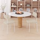 Ver imagem 3 de Kit com 4 Cadeiras para Sala de Jantar Mona Yescasa Bege/Vanilla/Branco