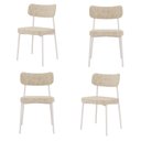 Ver imagem 1 de Kit com 4 Cadeiras para Sala de Jantar Mona Yescasa