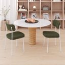 Ver imagem 3 de Kit com 4 Cadeiras para Sala de Jantar Mona Yescasa Verde/Alga/Branco