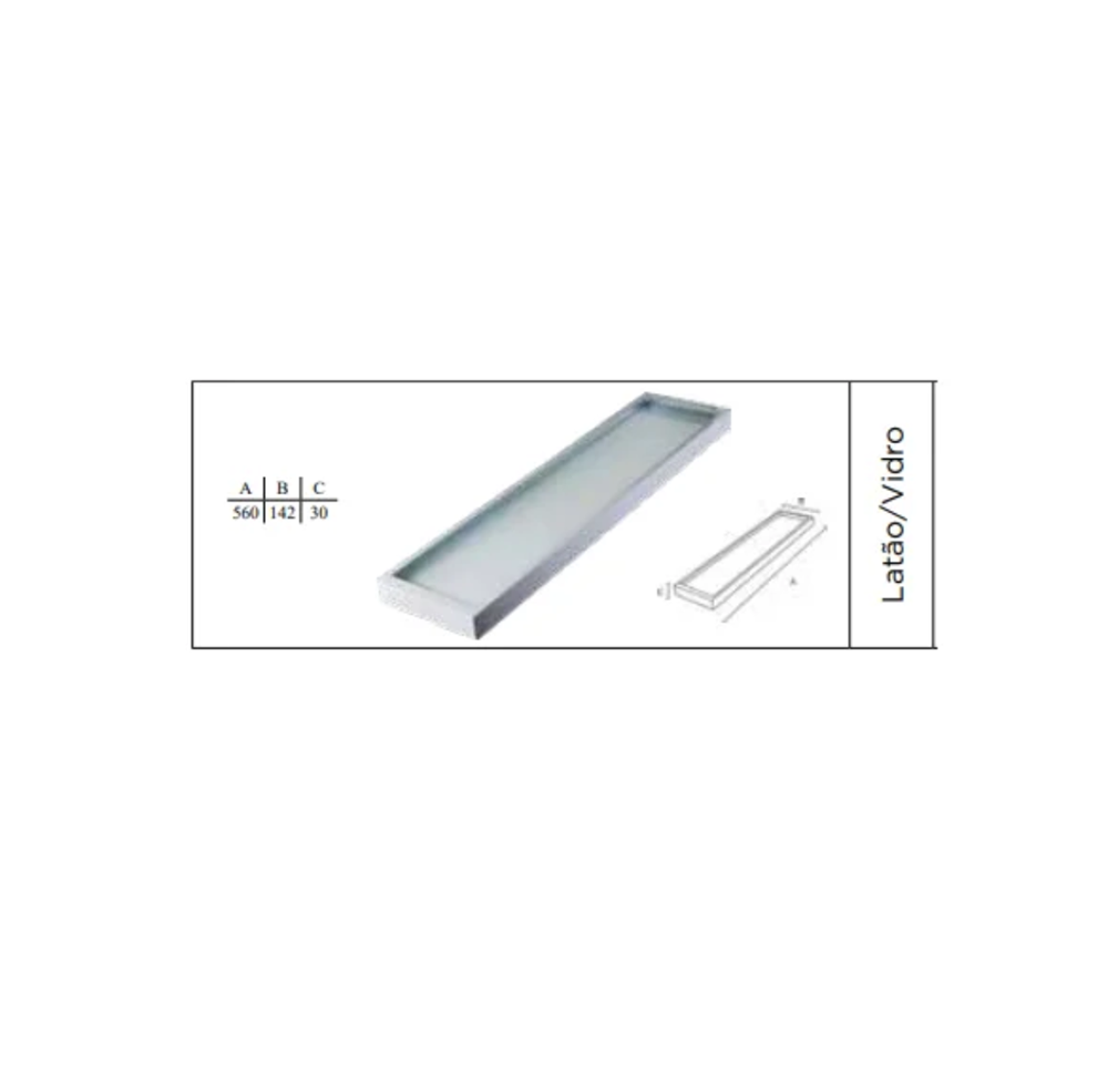 Porta Shampoo Italy Line Dalian Cromado - 2