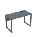 Ver imagem 2 de Estação de Trabalho Mesa Plataforma Escritório Tubular para 1 Pessoa com Caixa de Tomada PE40TUB