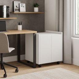 Armario Multiuso para Ambiente Sala Cozinha Banheiro:branco - 2