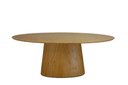 Ver imagem 4 de Mesa de Jantar Orgânica Oval 200x100 - Castanho Claro