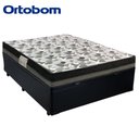Ver imagem 5 de Cama Baú Casal Sintético + Colchão Casal Ortobom Iso Dupla Face 60X138X188 Preto