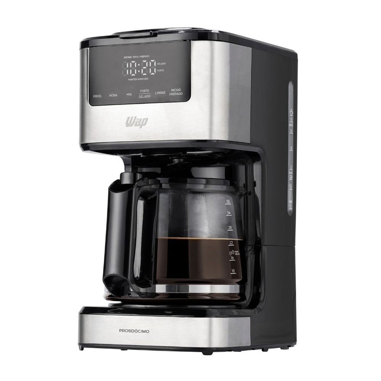 Cafeteira Digital Aroma Wcd1500, Timer Programável, 1,5 Litros 900w 127v Wap