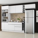 Ver imagem 1 de Armário de Cozinha Completa 290cm Branco Safira Madesa 04