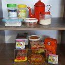 Ver imagem 6 de Kit 6 Organizadores Médios Armário Prateleira Aramado 30cm