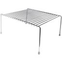 Ver imagem 1 de Kit 6 Organizadores Médios Armário Prateleira Aramado 30cm