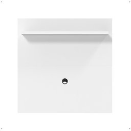 Painel Yan Tv 27 29 32 Polegadas Prateleira Superior Inferior Decoração Sala Quarto Branco - 6
