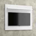 Ver imagem 2 de Painel Yan Tv 27 29 32 Polegadas Prateleira Superior Inferior Decoração Sala Quarto Branco