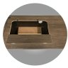 Gabinete Luxo 5 Gavetas P/maquina de Costura Doméstica Avela - 4