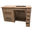 Ver imagem 6 de Gabinete Luxo 5 Gavetas P/maquina de Costura Doméstica Avela