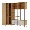 Ver imagem 4 de Guarda-Roupa Closet Modulado 100% MDF Detalhes Provençal Infinity Bege/Savana/Branco Fosco
