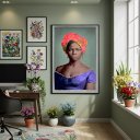 Ver imagem 1 de Quadro Decor Olhar do Rio Antigo 70x50cm Mold Preta