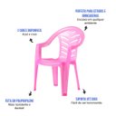 Ver imagem 3 de Cadeira Infantil Poltrona Resistente Rosa