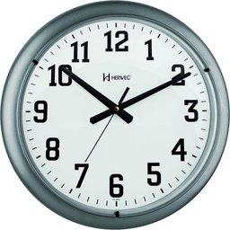 Relógio de Parede 40 Cm Quartz Herweg 660129 Prata - Prata - 1
