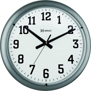 Relógio de Parede 40 Cm Quartz Herweg 660129 Prata - Prata