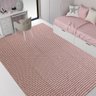 Tapete Quarto Menina Antiderrapante 1,40 x 2,00 Tons de Rosa - 3
