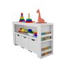 Organizador com Baús Porta Livros e Porta Carrinhos Argus 100% Mdf Woodcore - 4