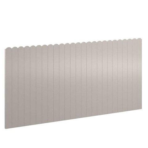 Painel Decorativo Farm 225x109x37 Cm Cinza - Matic