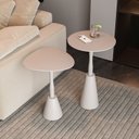 Ver mais imagens de Conjunto Mesa Lateral de Canto Napoli 65x40x40cm Cinza 100% MDF