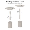 Ver imagem 7 de Conjunto Mesa Lateral de Canto Parma 65cm X 40cm X 40cm