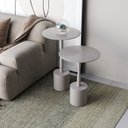 Ver imagem 1 de Conjunto Mesa Lateral de Canto Parma 65cm X 40cm X 40cm