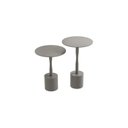 Ver imagem 2 de Conjunto Mesa Lateral de Canto Parma 100% MDF 65cm x 40cm x 40cm Cinza