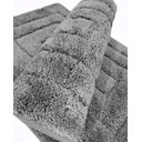 Ver imagem 2 de Tapete Passadeira Athenas Rozac 50x 100 Cm Antiderrapante - Cinza Escuro