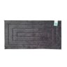Tapete Passadeira Athenas Rozac 50x 100 Cm Antiderrapante - Cinza Escuro - 1