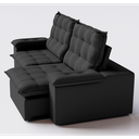 Ver imagem 5 de Sofá Retrátil Reclinável 230 Cm Luxor Veludo
