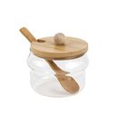 Ver imagem 1 de Acucareiro de Vidro e Bambu para Mesa - 200 Ml Etihome