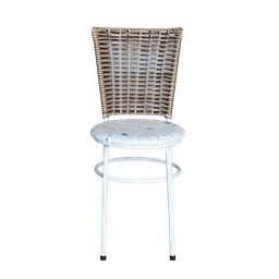 Conjunto 4 Cadeiras Branca para Cozinha Hawai Cappuccino com Assento Estampado:floral Areia - 2