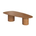 Ver imagem 2 de Mesa de Centro Gama Orgânica 100% MDF 135cm x 60cm x 35cm Marrom