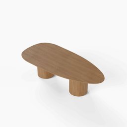 Mesa de Centro Gama Orgânica 135cm X 60cm X 35cm - 2