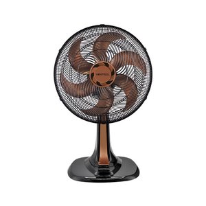 Ventilador Osc Mesa Turbo 6 Pás 30cm Bronze Premium 127v