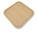 Ver imagem 1 de Linda Bandeja ou Petisqueira Quadra em Bambu 30x30x2 Tuut
