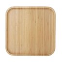 Ver imagem 3 de Linda Bandeja ou Petisqueira Quadra em Bambu 30x30x2 Tuut