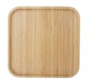Ver imagem 3 de Linda Bandeja ou Petisqueira Quadra em Bambu 30x30x2 Tuut