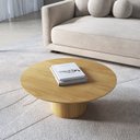 Ver imagem 1 de Mesa de Centro Gama Orgânica 100% MDF 90cm x 90cm x 30cm Marrom