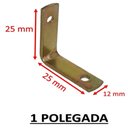 Ver imagem 2 de Cantoneira L Reforço Moveis Gaveta Cadeira 1'' 25x25 - 25und