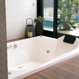 Banheira de Hidromassagem Mondialle Modelo Lecce Elegance 180cm X 120cm X 50cm em Acrilico - 7