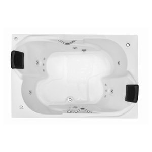 Banheira de Hidromassagem Mondialle Modelo Lecce Elegance 180cm X 120cm X 50cm em Acrilico