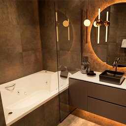 Banheira de Hidromassagem Mondialle Modelo Lecce Elegance 180cm X 120cm X 50cm em Acrilico - 1