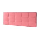 Ver imagem 1 de Cabeceira Painel Casal 1,40m Roma Suede Rosa - Pallazio
