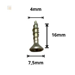 Parafuso Philips 4x16 Chipboard 4,0x16 Caixa 500un - 2