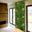 Ver imagem 1 de Parede de Plantas Artificiais 4m² Decorativas para Área Externa com Folhagens Verdes Volumosas